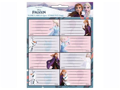 Disney Frozen Sticker Labels Pack Of 16 Pieces - Lava.mt