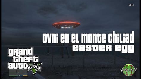 GTAV Grand Theft Auto V Easter Egg OVNI En Monte Chiliad Flying