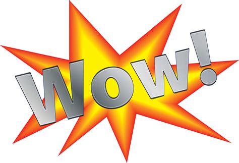 Clipart Wow Sign