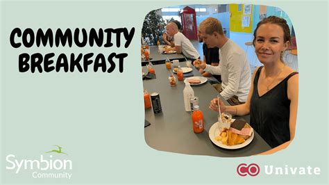 Community Breakfast At Univate Symbion