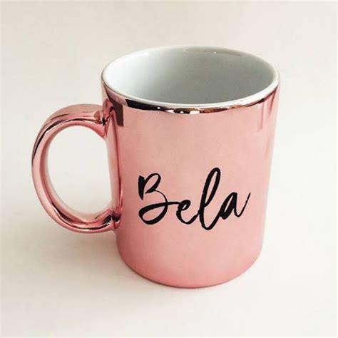 Caneca Rosê Metalizada Personalizada Eficaze Personalizados