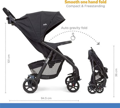 Joie Muze Lx Deluxe Roomy Rider Stroller Coal Babies And Kids Going Out