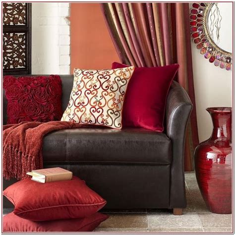 Red And Brown Living Room Decor Brown Living Room Decor Living Room