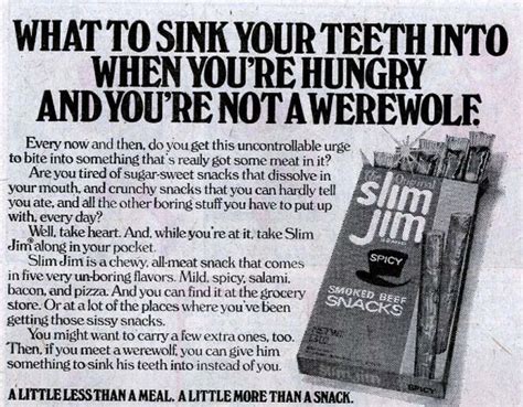 Slim Jim 1975 Retro Ads Vintage Recipes Vintage Advertisements