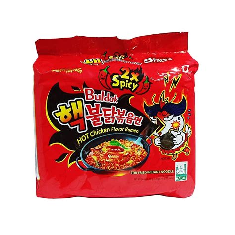 Buy Samyang 2x Spicy Hot Chicken Flavor Ramenkorean Spicy Noodle 140g Each 5 Packs Online