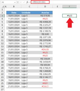 Calcular A M Dia Ignorando Erros No Excel Guia Do Excel