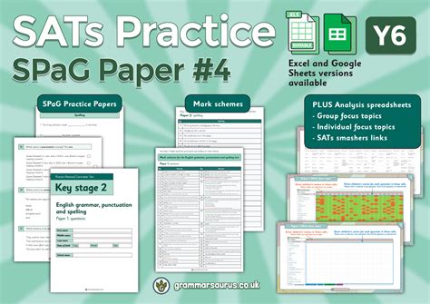 Year 6 Sats Practice Spag Paper 4 Grammarsaurus