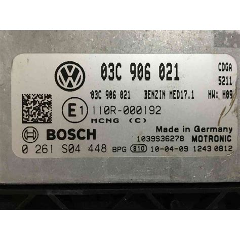 Engine Ecu Bosch Med S Vag C