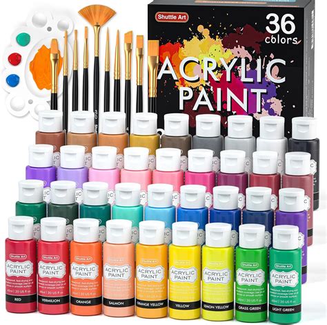 Shuttle Art X Ml Acrilici Per Dipingere Set Pittura Acrilica Con