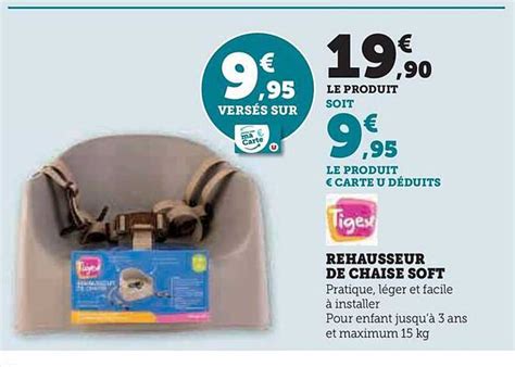 Promo Tigex Rehausseur De Chaise Soft Chez Hyper U ICatalogue Fr