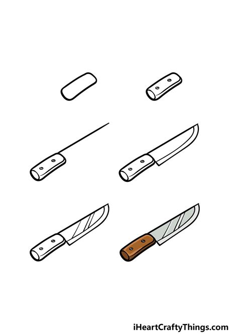 How To Draw A Knife