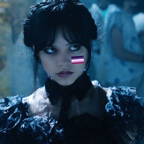 Wednesday Addams Moon Lesbian Flag Pfp Icon Lesbian Flag Lesbian Flag Icon