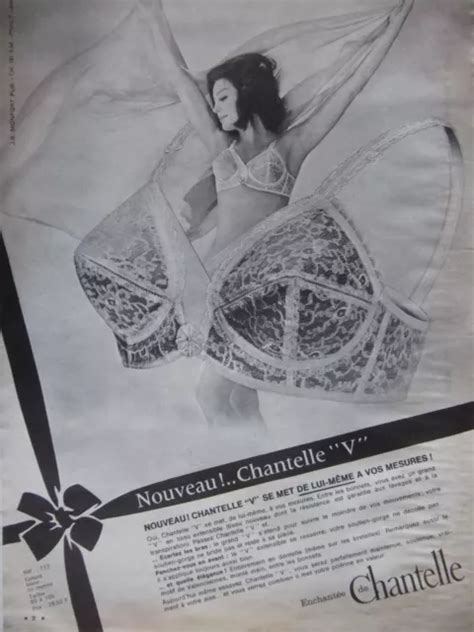 Publicit De Presse Soutien Gorge Chantelle V Advertising Eur