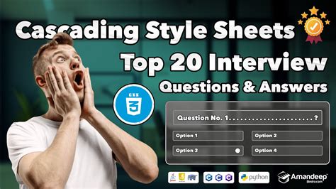 Top 20 CSS Interview Questions Answers CSS MCQ Crack Interviews