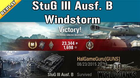 World Of Tanks Replay Stug Iii Ausf B Ace Mastery Top Gun