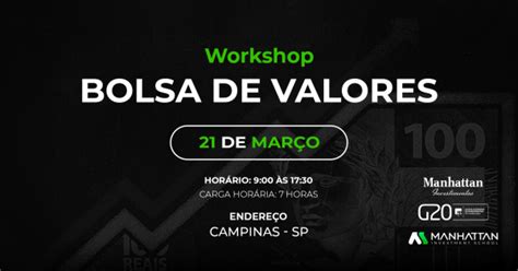 Workshop Aprenda A Investir Na Bolsa De Valores Campinassp Em