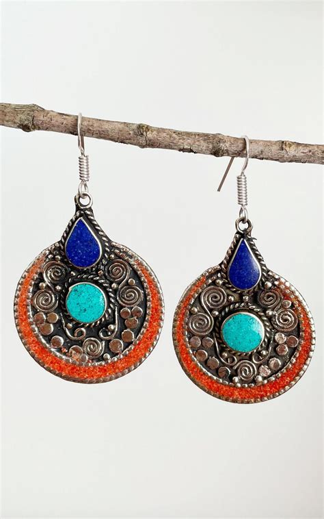 Tibetan Earrings - Indra | Surya | Reviews on Judge.me