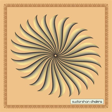 Krishna Sudarshan Chakra Circle SVG Cut 15280620 Vector Art At Vecteezy