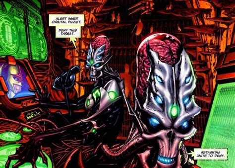 Phalanx Comics Guardians Of The Galaxy Alien Races