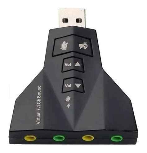 Tarjeta De Sonido Externa Usb Virtual D Dual Audio Mic Koneet