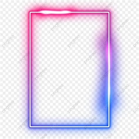 Pink Neon Frame Png Transparent Neon Frame Blue And Pink Color Neon