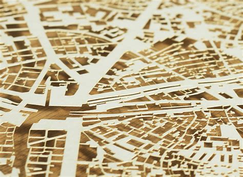 Metropolitan Cityscapes: Incredibly Intricate City Maps Carved Into ...