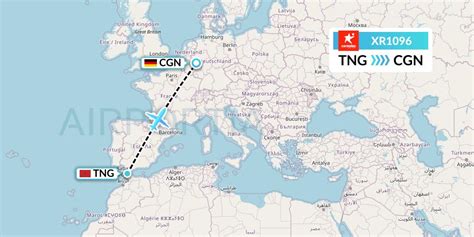 XR1096 Flight Status Corendon Airlines Europe Tangier To Cologne CXI1096