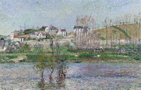 Wallpaper Landscape Picture Spring Camille Pissarro Flood In