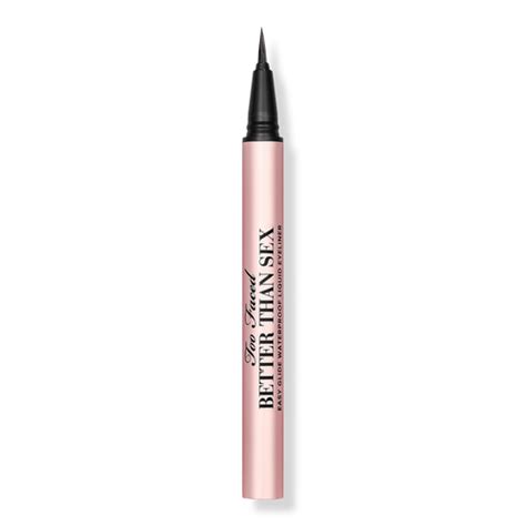 Too Faced Intense Black Better Than Sex Easy Glide Waterproof Liquid Eyeliner Ulta Beauty