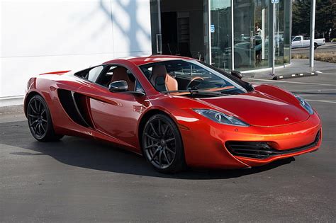 C Color Mclaren Mp Naranja Superdeportivo Volc N Fondo