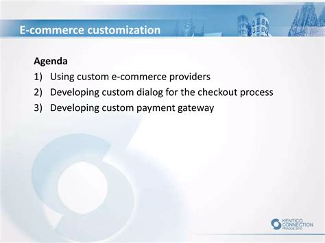 E-commerce customization | PPT