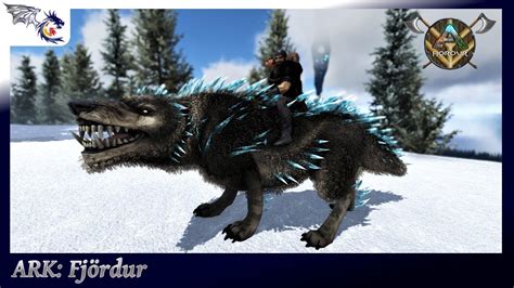 Taming A High Level Fenrir In Extreme Cold In Jotunheim ARK Fjordur