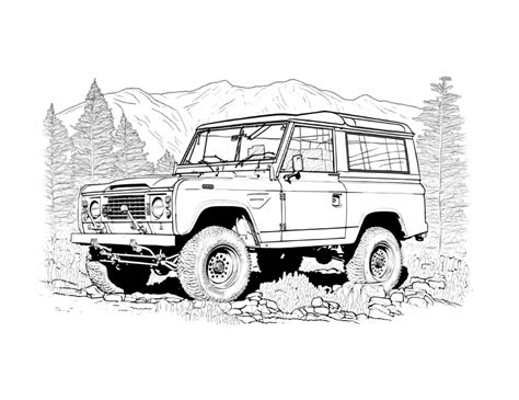 Jeep Coloring Page Download Printable Pdf Templateroller