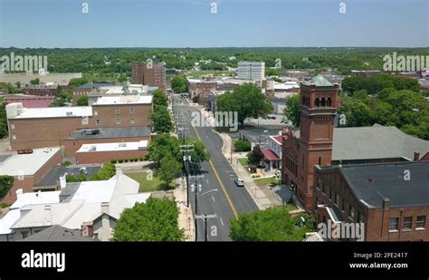 Danville Virginia Skyline Aerial in 4K Stock Video Footage - Alamy