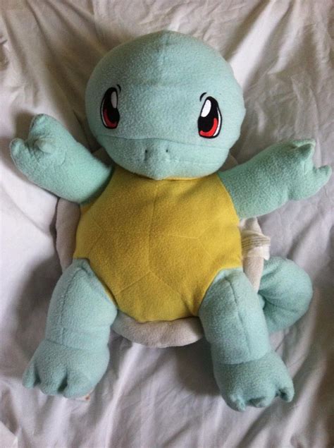 Rare Vintage S Pokemon Squirtle Cuddle Pillow Plush Inches Tall