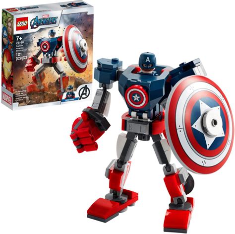 Best Buy: LEGO Super Heroes Captain America Mech Armor 76168 6332595