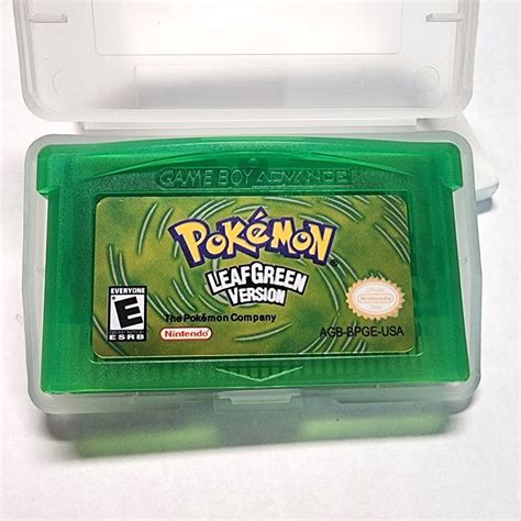 Pokemon Leaf Green Gameboy Advance GBA Walmart