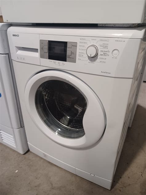 Beko Wmb81241lw A 8kg Load 1200 Spin Washing Machine White