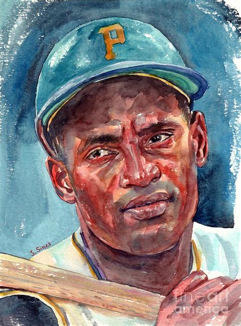 Roberto Clemente Painting By Suzann Sines Fine Art America