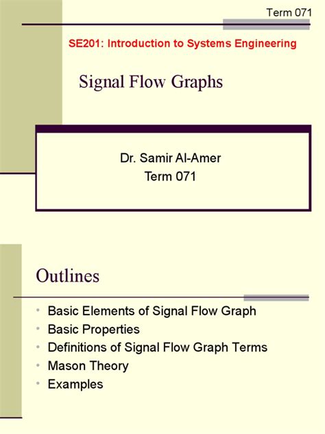 Pdf Se201 071 Signal Flow Graphs Dokumen Tips