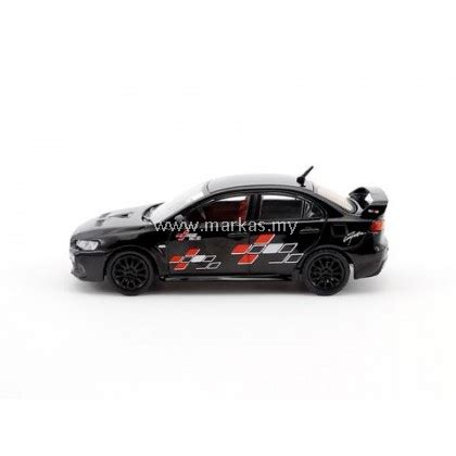 TARMAC WORKS MITSUBISHI EVO X RALLIART EDITION BLACK