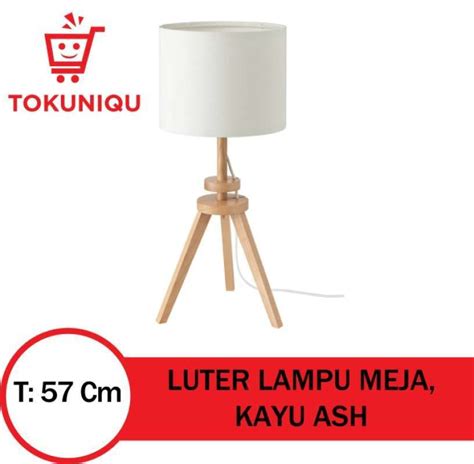 Promo Lampu Meja Lampu Nakas Lampu Kamar Tidur Jepang Kayu Minimalis