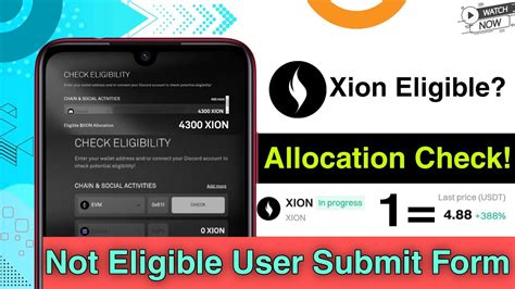 Xion Airdrop Xion Not Eligible How To Check Xion Eligibility Xion