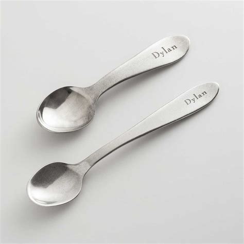 Modern Engraved Baby Spoons Personalized Keepsakes For Babies And Kids