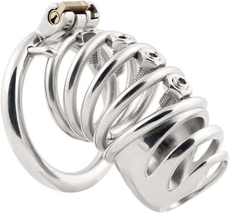 Amazon Jefisry Spiked Chastity Device Long Male Stealth Lock For Sm Penis Exercise Sex Toys