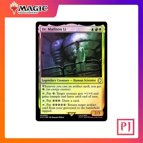 Mtg Dr Madison Li Fallout Commander Pip Multi Mythic Foil