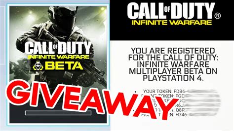 INFINITE WARFARE BETA CODE GIVEAWAY YouTube