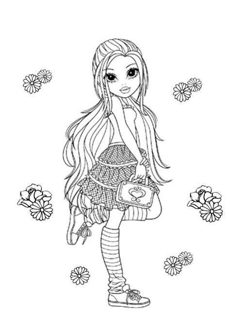 Moxie Girlz Coloring Pages (7) - Coloringkids.org