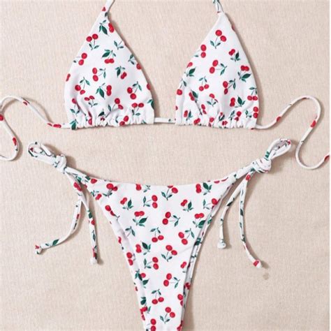 Holiday Split Halter Bikini CJdropshipping