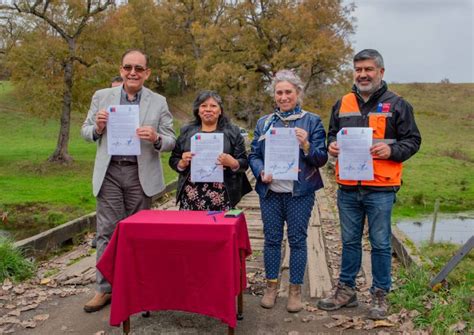 Municipio De Osorno Y Vialidad Firman Convenio Para Reparar Puente San